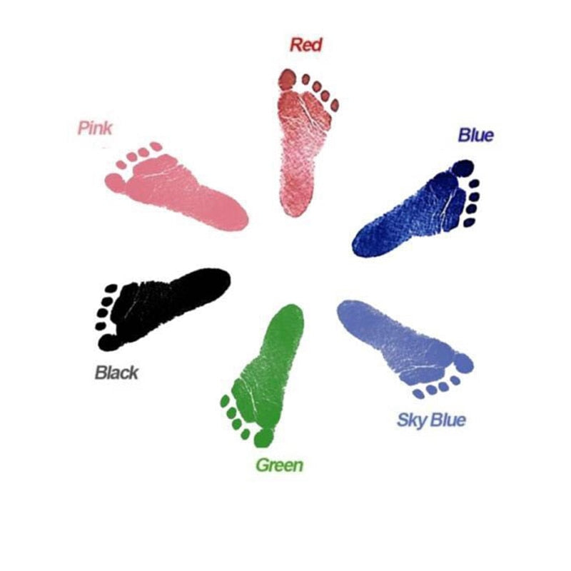 Newborn Baby DIY Hand And Footprint Kit Ink