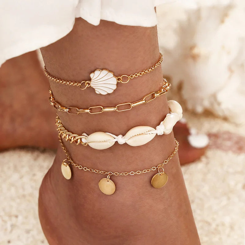 Cowrie Shell Anklet