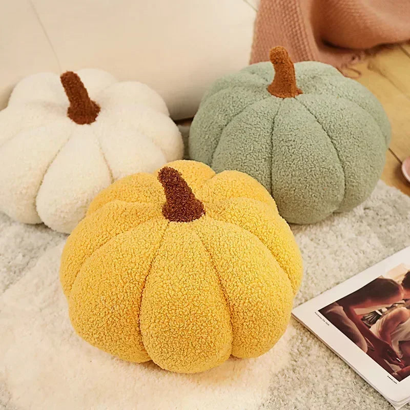 Lamb Fleece Pumpkin Pillows