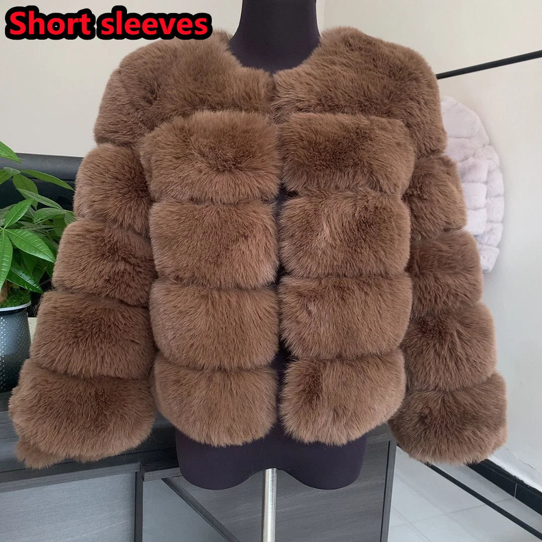 Faux Fur Fluffy Jacket