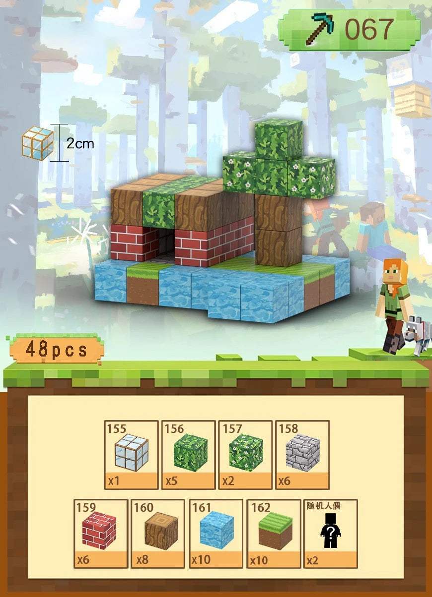 Magnetic Learning Blocks: