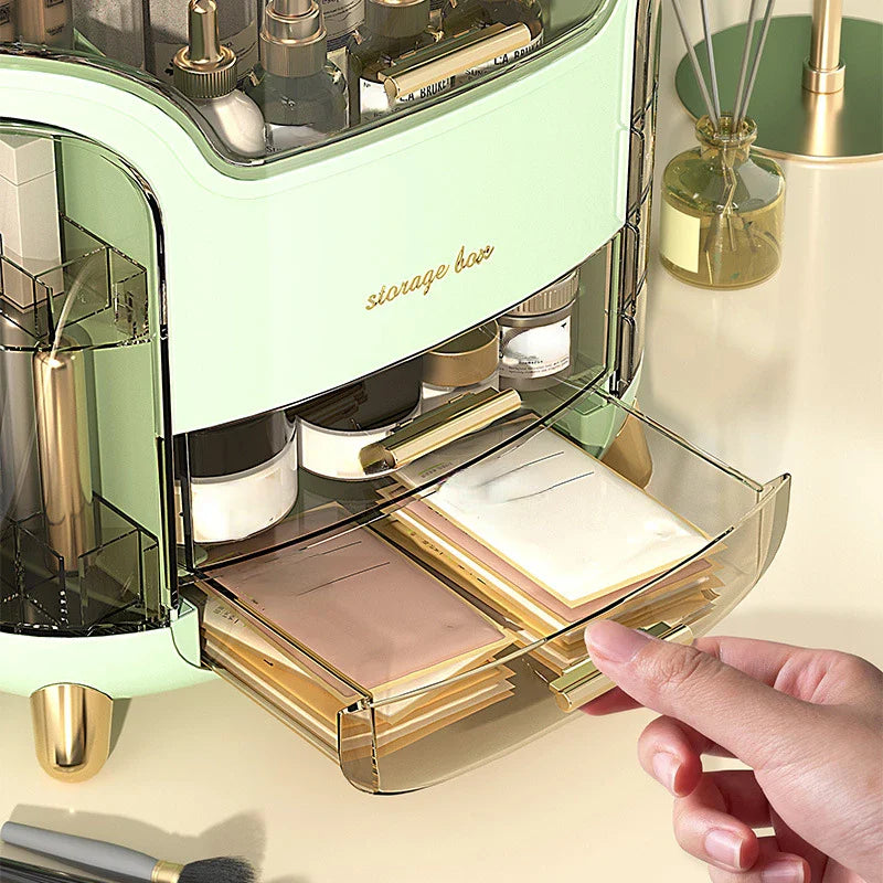 Luxury Desktop Cosmetics Storage Box.