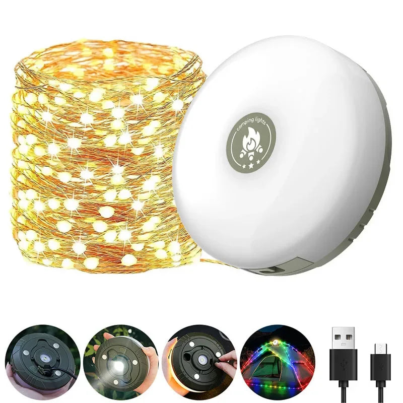 Glow Anywhere: Magnetic String Lights for Instant Ambiance!