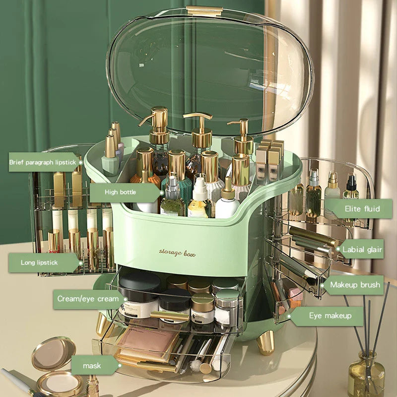Luxury Desktop Cosmetics Storage Box.