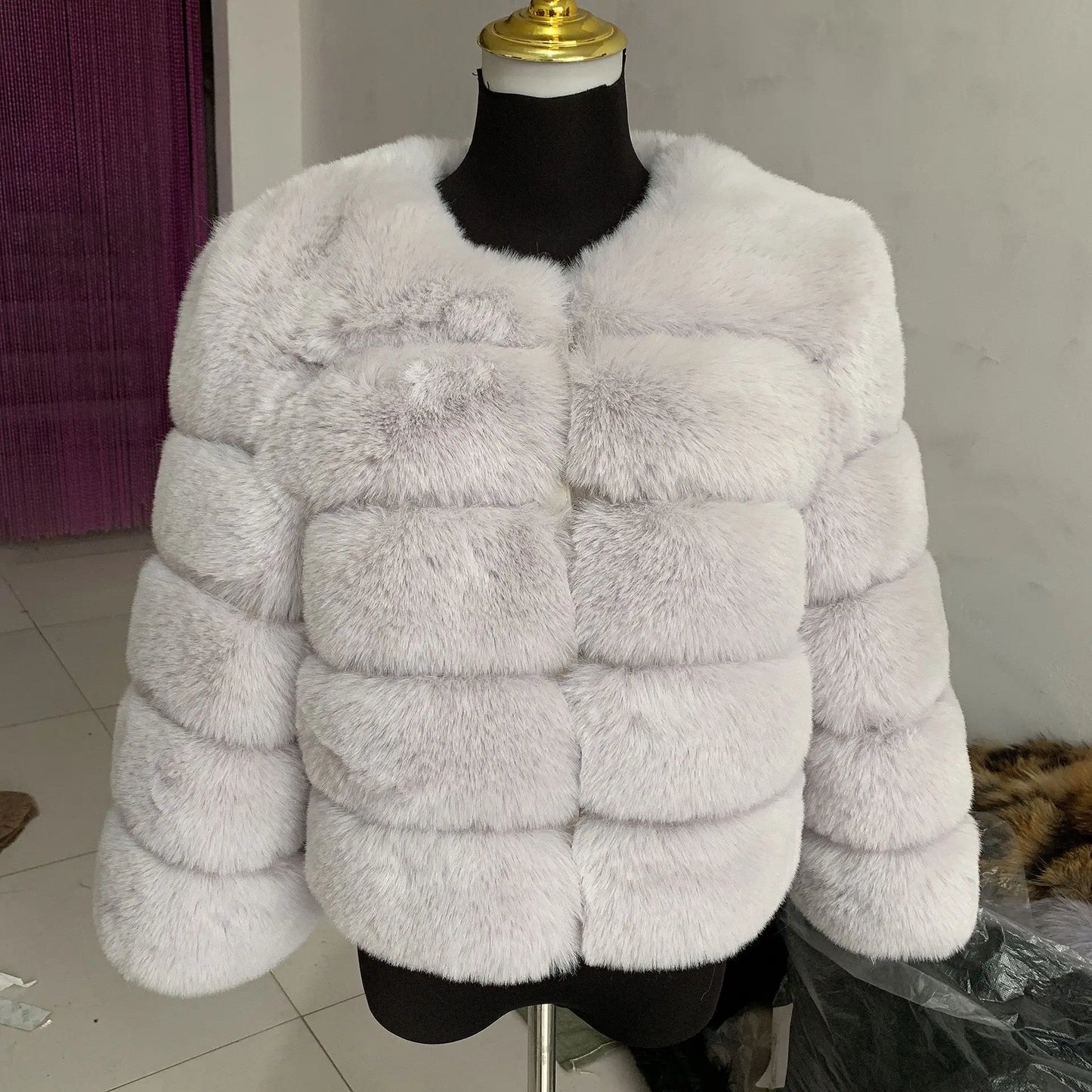 Faux Fur Fluffy Jacket