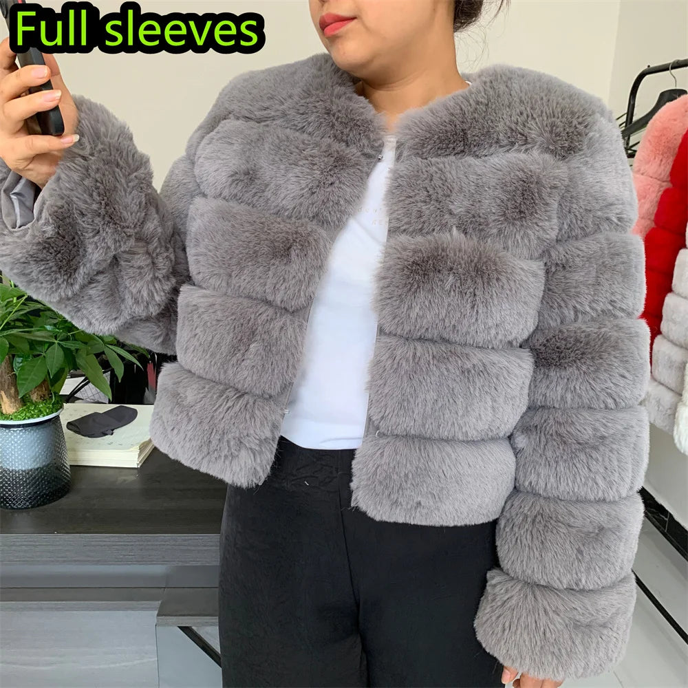 Faux Fur Fluffy Jacket