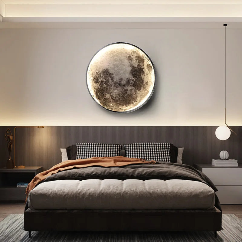 Modern LED Wall Moon Lamp