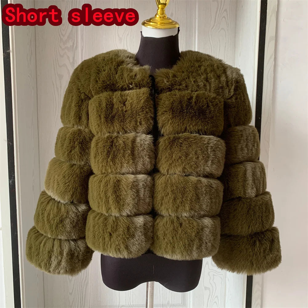 Faux Fur Fluffy Jacket