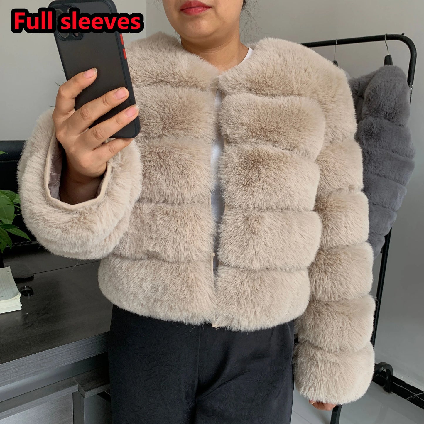Faux Fur Fluffy Jacket