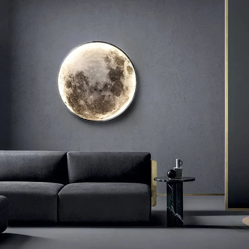 Modern LED Wall Moon Lamp