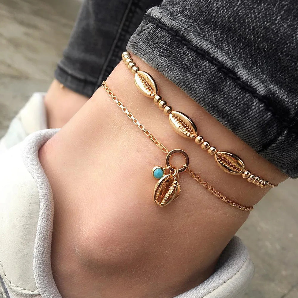 Cowrie Shell Anklet
