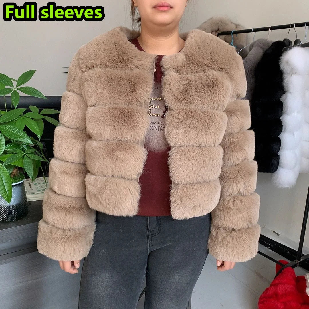 Faux Fur Fluffy Jacket