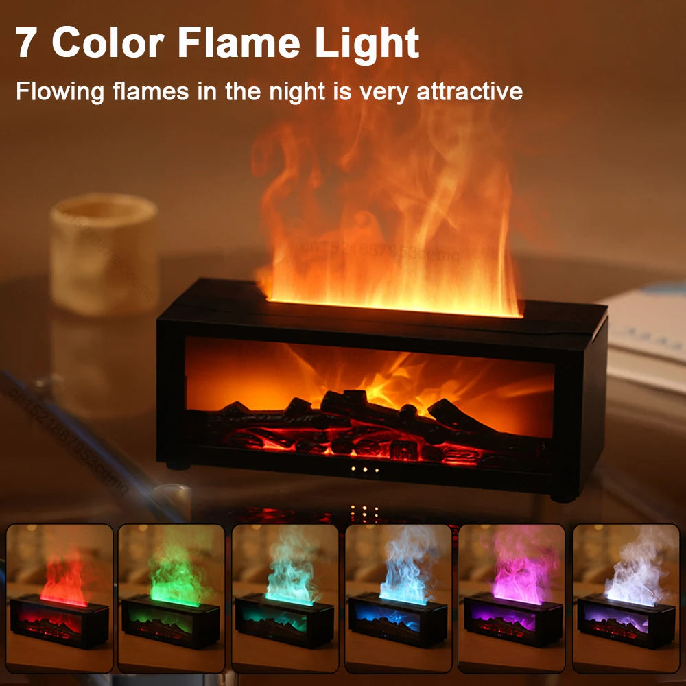 Mini Fireplace Lamp