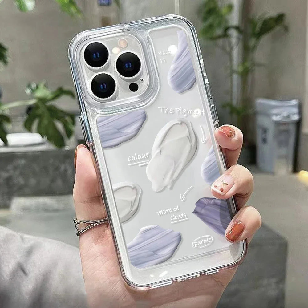 Heart Graphic Silicone Bumper Case for iPhone 14/13/15 Pro Max