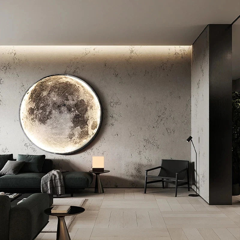 Modern LED Wall Moon Lamp