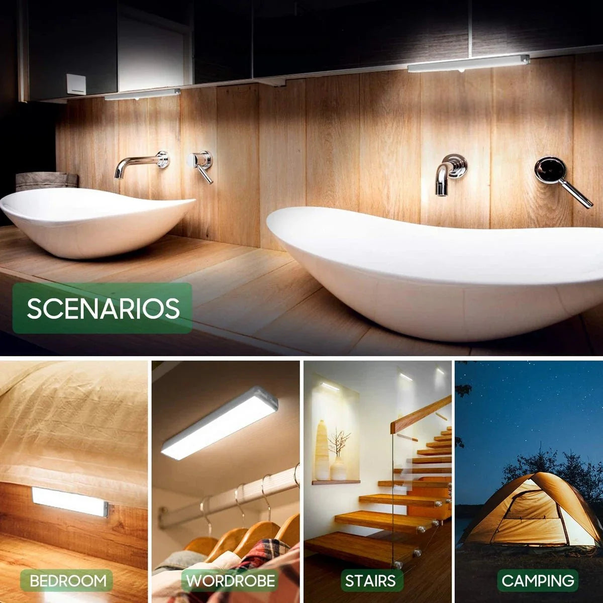 Magnetic and Rechargeable Wireless Motion Sensor LED Night Light