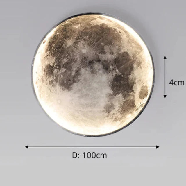 Modern LED Wall Moon Lamp