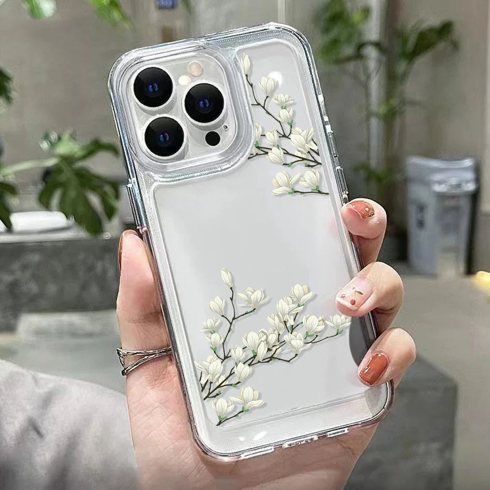 Heart Graphic Silicone Bumper Case for iPhone 14/13/15 Pro Max