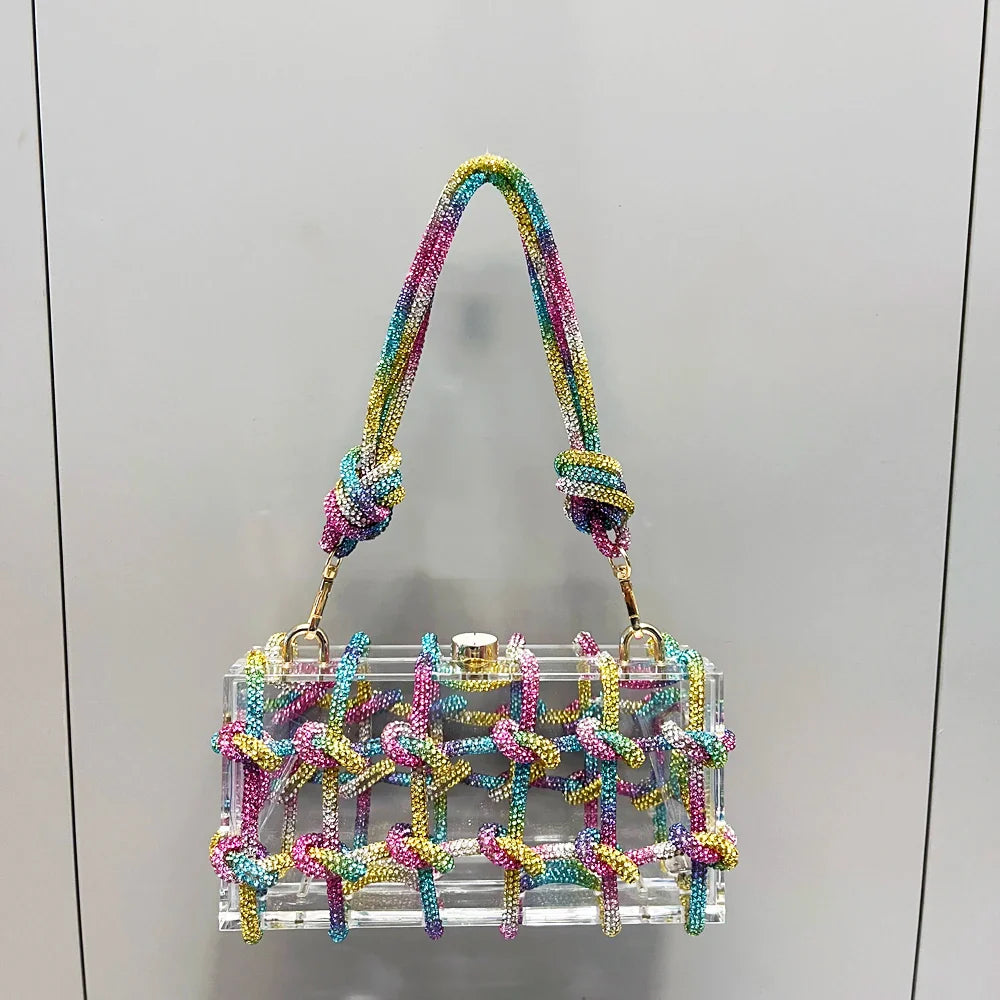 Rhinestones Crystal Evening Bag Purse
